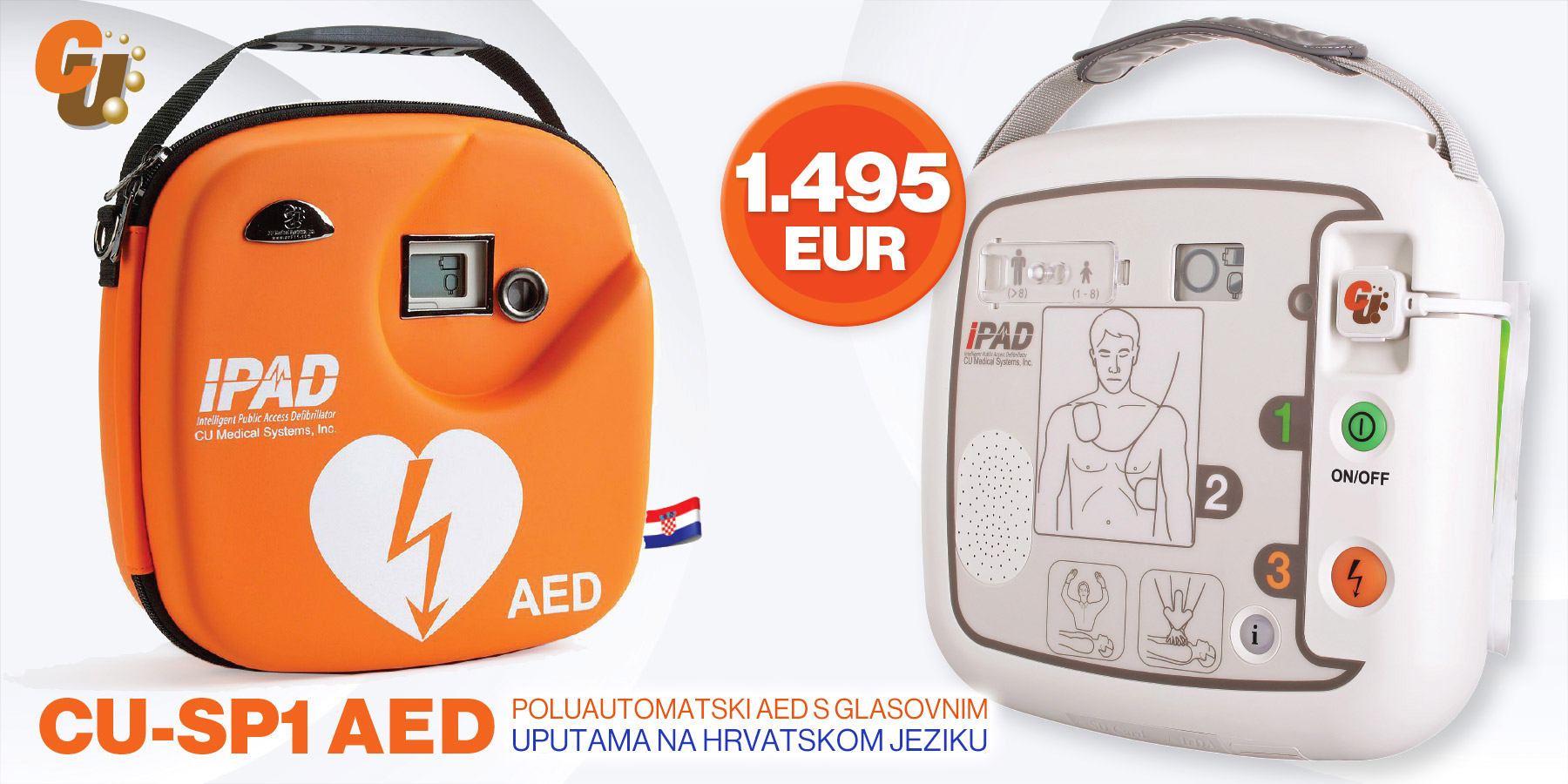 DEFIBRILATOR CU-SP1 HRVATSKI