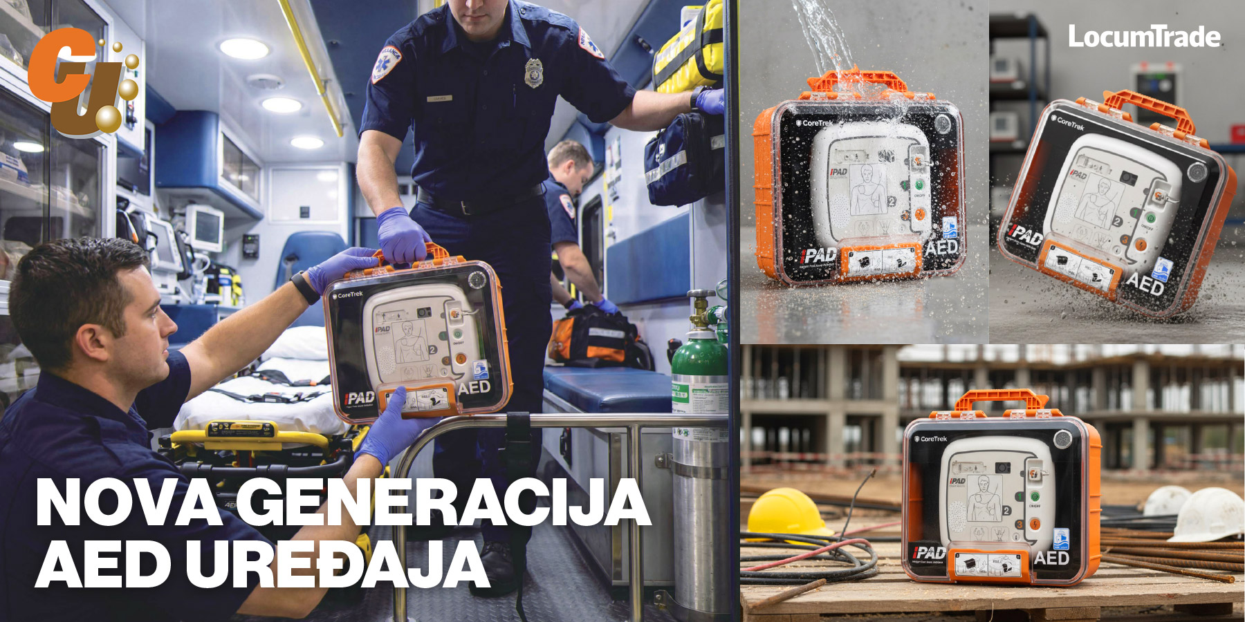 iPad CU-SP1 DEFIBRILATOR CORETREK