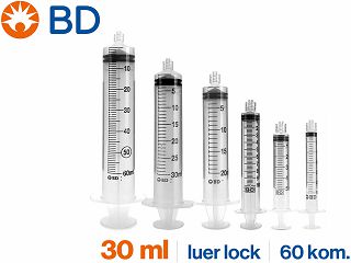 TRODIJELNA ŠPRICA, 30 ml, Luer-Lok, BD Plastipak™ BD 301229