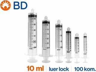 TRODIJELNA ŠPRICA, 10 ml, Luer-Lok, BD Plastipak™ BD 300912