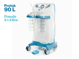 HOSPI PLUS ASPIRATOR 90 L, 2x4 litre, s nožnim prekidačem i usmjerivačem protoka