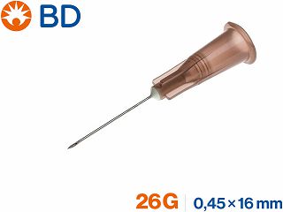 IGLE BD Microlance™ 3, 26G 0,45×16 mm, smeđe, 100 kom.