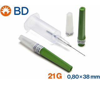 IGLA ZA VAĐENJE KRVI 21G 0,8×38 mm, 100 kom., BD Vacutainer®