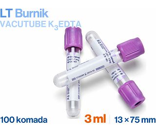 VACUTUBE K3EDTA 3 ml, 100 kom.