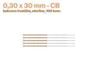 IGLE ZA AKUPUNKTURU TeWa CB - tip 3030, 0,30 x 30 mm, sterilne, 100 kom.