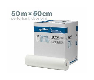 DVOSLOJNI PAPIR U ROLI, 50 m × 60 cm