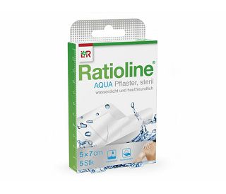 FLASTER RATIOLINE AQUA 5 cm X 7 cm, 5 kom.