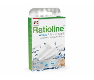 FLASTER RATIOLINE AQUA 5 cm X 7 cm, 5 kom.