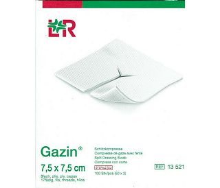 GAZIN PAMUČNE KOMPRESE STERILNE, bez rendgenskih niti