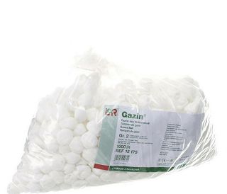 GAZIN TUPFERI (1000 KOM) - NESTERILNO, BEZ RENDGENSKI KONTRASTNE NITI - VELIČINA ORAHA