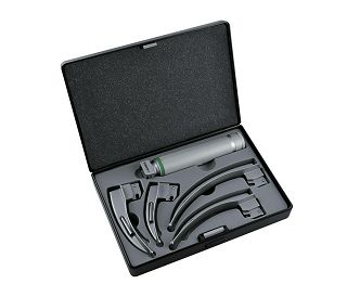 "GIMA GREEN" LARINGOSKOP SET ZA ODRASLE S 4  MACINTOSH LOPATICE 1-2-3-4 