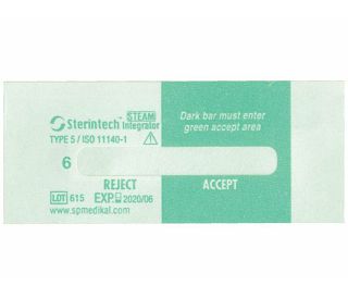 INTEGRATOR KLASE 5 S POMIČNOM GRANICOM (TEST STERILIZACIJE), 1000 kom.