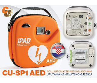  iPad CU-SP1 DEFIBRILATOR - POLUAUTOMATSKI AED - HRVATSKI