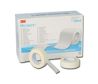 KIRURŠKA TRAKA MICROPORE 3M, 12,5 mm x 9,14 m