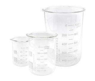 LABORATORIJSKA STAKLENA ČAŠA - TEQLER 