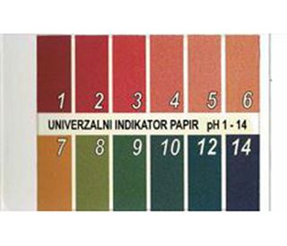 LAKMUS PAPIR UNIVERZALNI pH 1-14, 60 listića