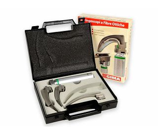 MAXLITE F.O. LARINGOSKOP, ZA ODRASLE, SET OD 3 MACINTOSH LOPATICE  1-2-3 - 2,5 V - 8.000 lux 
