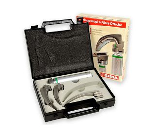 MAXLITE F.O. LARINGOSKOP, ZA ODRASLE, SET OD 4 MACINTOSH LOPATICE  1-2-3-4 - 2,5 V - 8.000 lux 