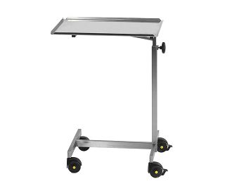 MAYO STOL ZA INSTRUMENTE 60 x 40 cm, VISINA 84 - 143,5 cm, 4 KOTAČA
