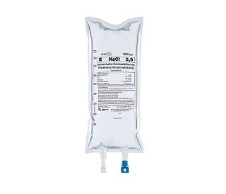 OTOPINA ZA ISPIRANJE, izotonična, vrećica, 1000 ml, NaCl 0,9% (Fresenius)