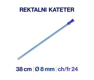 REKTALNI KATETER CH 24, 38 cm, 20 kom.