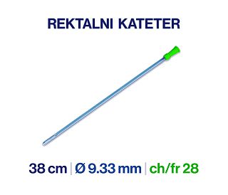 REKTALNI KATETER CH 28, 38 cm, 20 kom.