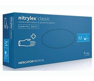RUKAVICE NITRILNE NITRYLEX, M, 100 kom., plave