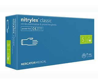 RUKAVICE NITRILNE NITRYLEX, S, 100 kom., plave