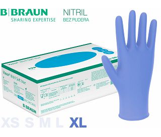 RUKAVICE NITRILNE Vasco Nitril Soft Blue XL, 200 kom., B. BRAUN