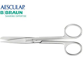 ŠKARE RAVNE ŠILJATO/TUPE 14.5 cm (BC324R) AESCULAP  B. BRAUN