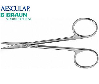 ŠKARE ZA IRIS RAVNE ŠILJATO/ŠILJATE 11 cm (BC110R) AESCULAP B. BRAUN