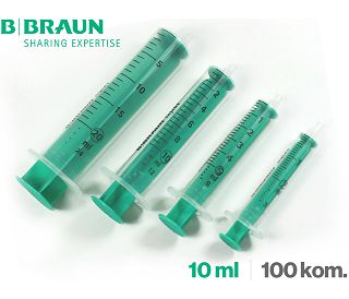 ŠPRICA DVODIJELNA Injekt Luer Solo 10 ml, 100 kom., B. BRAUN