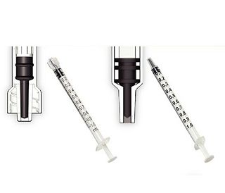 ŠPRICA TRODIJELNA 1 ml, LUER LOK, 100 kom. AG