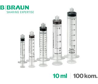 ŠPRICA TRODIJELNA Omnifix Luer-Lok 10 ml, 100 kom., B. BRAUN