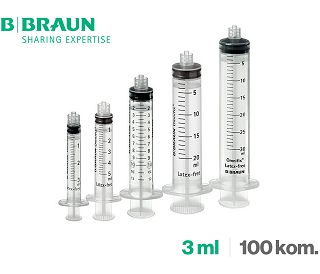 ŠPRICA TRODIJELNA Omnifix Lock Fitting 2ml, 100 kom., B. BRAUN