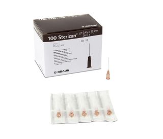 STERICAN IGLE 26G, 0.45 x 25 mm, smeđe, B Braun