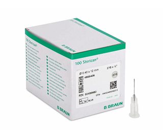 Sterican igle 27G, 0.40 x 12 mm, sive, B. BRAUN