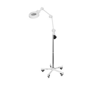 SVJETILJKA S LUPOM »GIMANORD« LED PLUS, s postoljem s kotačima