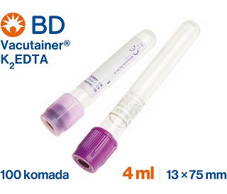 VACUTAINER® K2EDTA, 4 ml, 100 komada