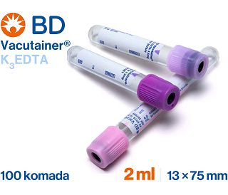 VACUTAINER® K3EDTA, 2 ml, 100 komada