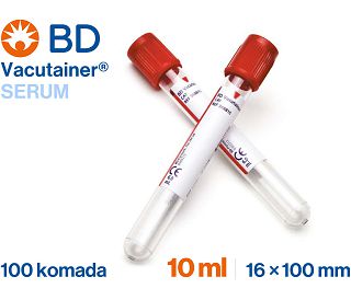 VACUTAINER® SERUM 10 ml, 100 komada