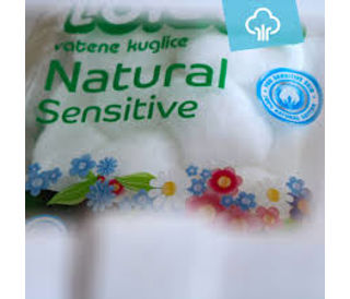 VATA KUGLICE LOLA RIBAR, bijele, 1 g, 500 komada