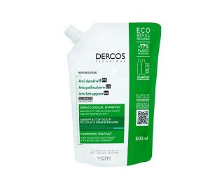 VICHY DERCOS ŠAMPON REFILL - protiv prhuti za normalnu/masnu kosu, 500 ml 