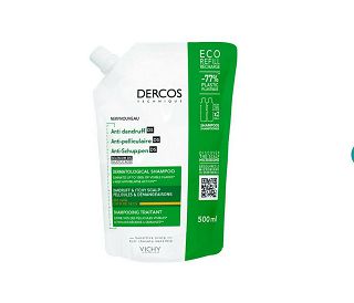 VICHY DERCOS ŠAMPON, REFILL - protiv prhuti, za suhu kosu, 500 ml 