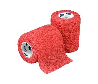 ZAVOJ SAMOPRIJANJAJUĆI ELASTIČNI COBAN 3M 7.5 cm x 4.5 M CRVENI, 1 kom. (1583R)