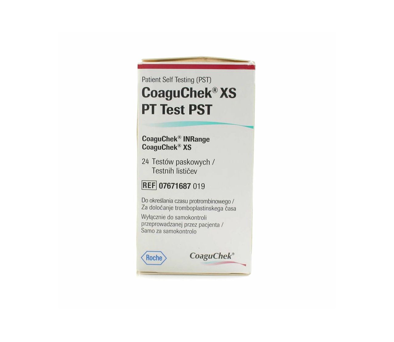 CoaguChek XS PT PST 24 trakice