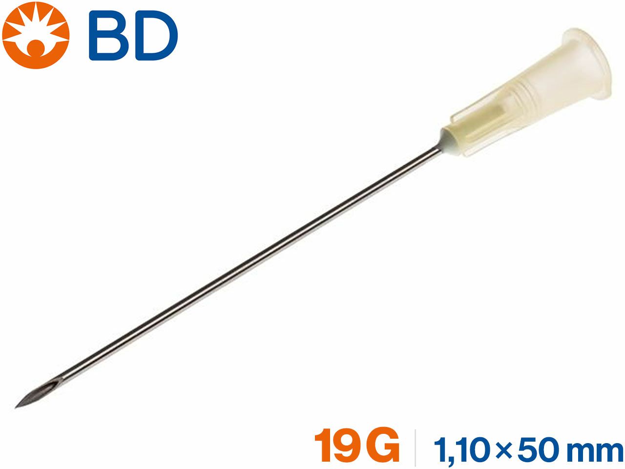 IGLE BD Microlance™ 3, 19G 1,10×50 mm, boje slonovače, 100 kom.