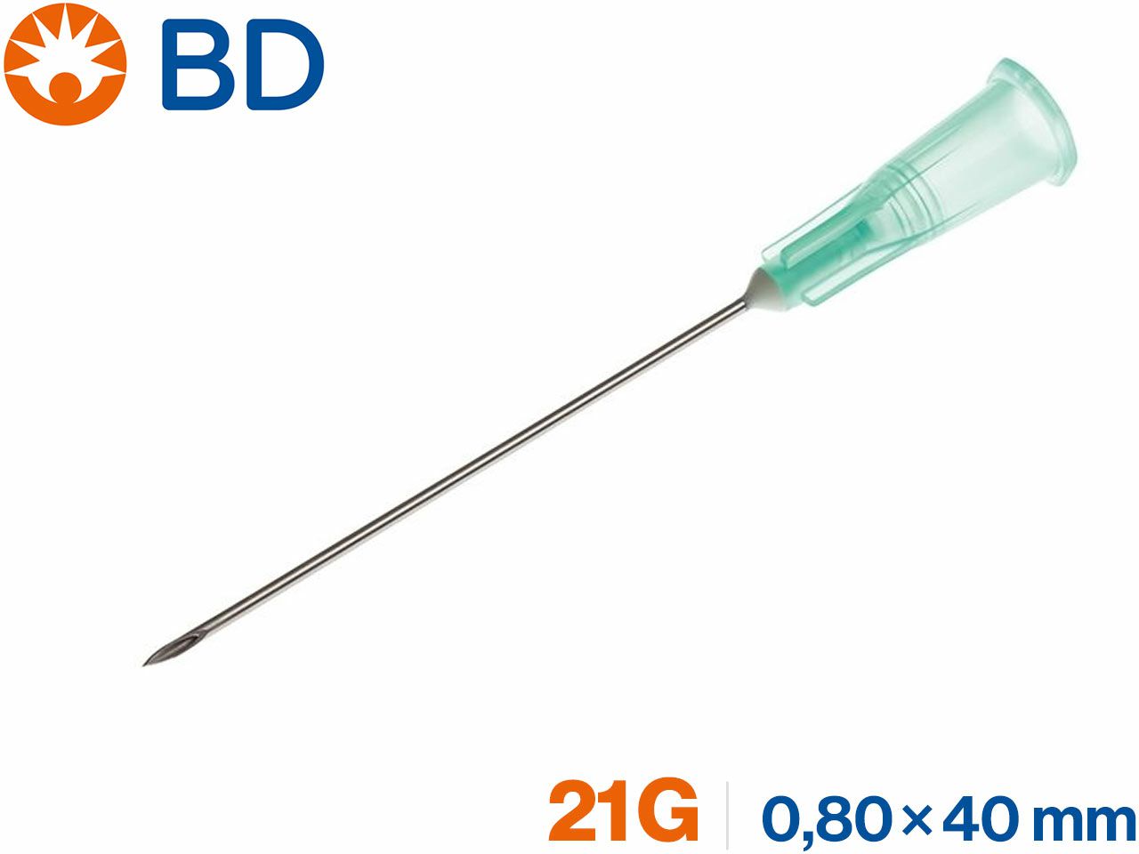 IGLE BD Microlance™ 3, 21G 0,80×40 mm, zelene, 100 kom.