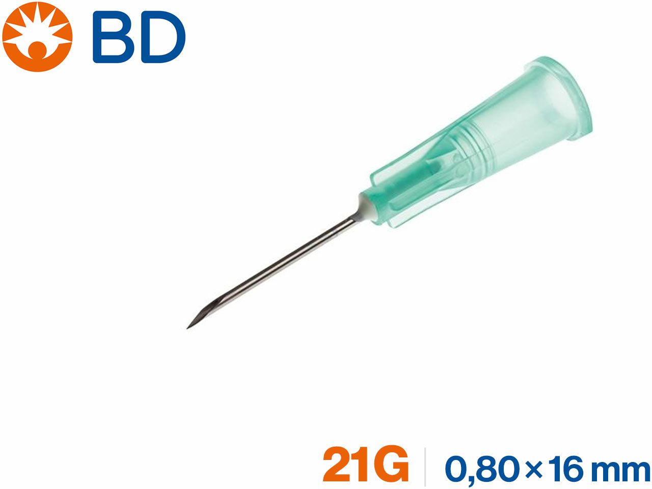 IGLE BD Microlance™ 3, 21G 0,80×16 mm, zelene, 100 kom.