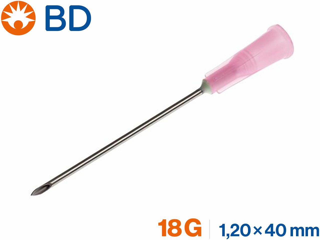 IGLE BD Microlance™ 3, 18G 1,20×40 mm, roze, 100 kom.